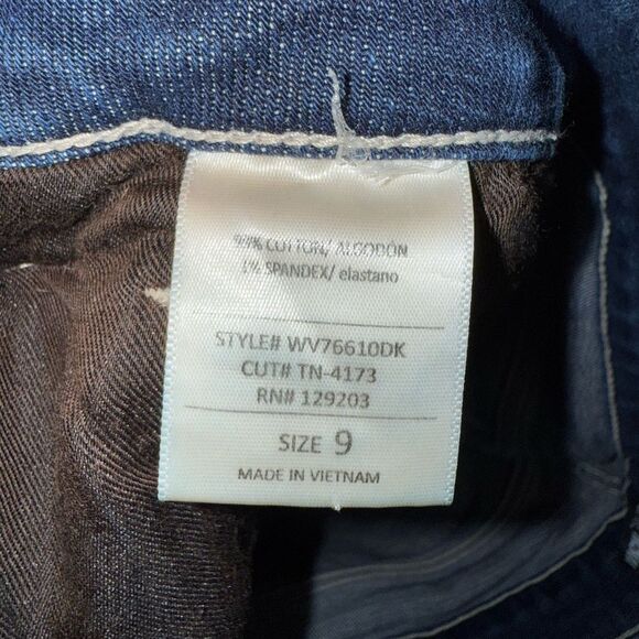 Fashion Nova Distressed Blue Jeans Size 9 - Picture 4 of 4